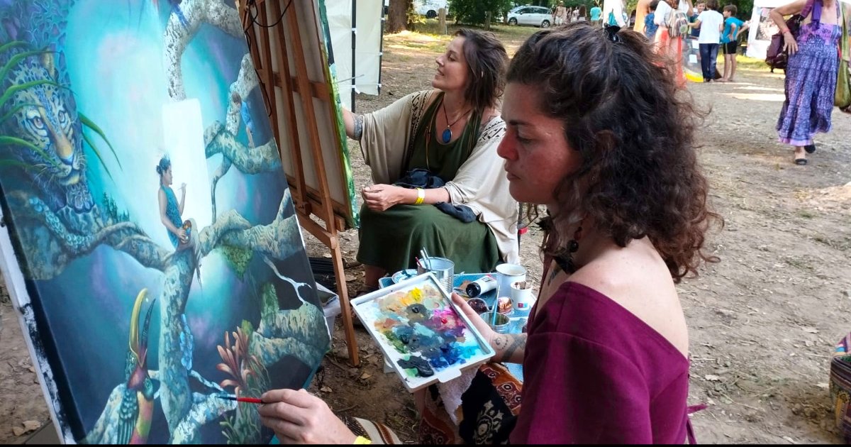 Voyage dans la Vision – Peinture spirituelle